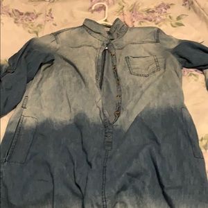 Denim dress